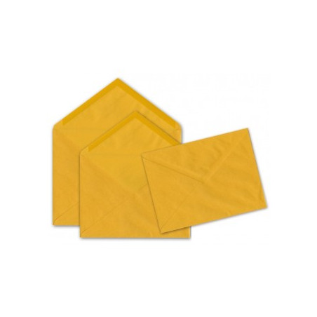 Confezione da 25 Buste 18x24cm Gialle - 80 Gr. Taglio A Punta